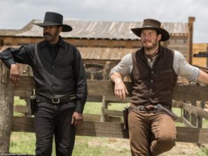 Denzel Washington and Chris Pratt headline Sony's remake of "The Magnificent Seven". (Columbia Pictures)