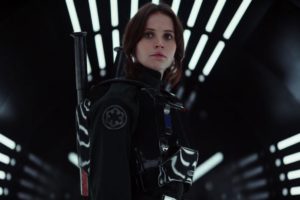 Felicity Jones takes the lead in "Rogue One" and sets out to steal plans to destroy Darth Vader's Death Star. (Lucasfilm)