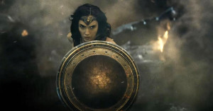 Unfortunately, all of Wonder Woman's scenes are in the trailer, but Gal Gadot tocks it. (Warner Bros.)